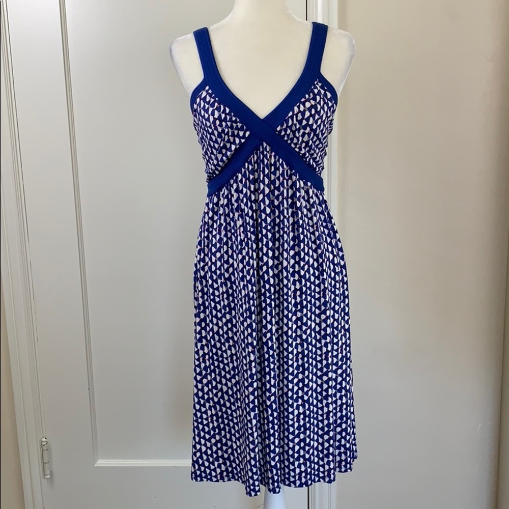 Boden stretch knit sundress print dress